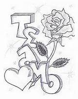 Gangster Amo Te Graffiti Drawing Drawings Coloring Pages Easy Letters Rose Lettering Chicano Cute Alphabet Desenhos Getdrawings Amor Tag Im sketch template