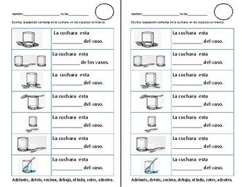 prepositions worksheet spanish   isd org tpt