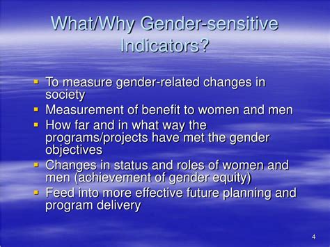 Ppt Gender Sensitive Indicators Powerpoint Presentation Free
