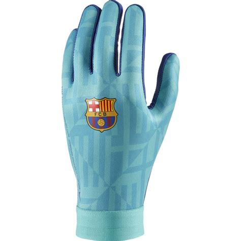 nike fc barcelona hyperwarm academy handschoenen kids groen blauw voetbalshopbe