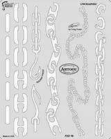 Airbrush Stencils Stencil Unchained Airbrushing Artool Schablone Flames Schablonen Iwata Kette sketch template