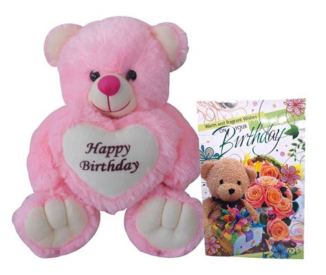 happy birthday teddy bear birthday greeting card