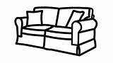Sofa Drawing Draw Kids Couch Paintingvalley Drawings Clipartmag Clipart sketch template