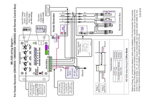 generac start circuit diagram
