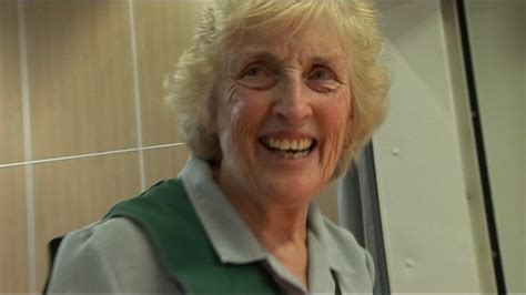 northamptonshire dinner lady  vows  continue job bbc news
