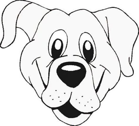 dog face coloring page coloring home