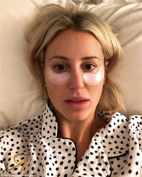 Roxy Jacenko Tries Out Under Eye Masks In Bed To Spruce Up Her Visage