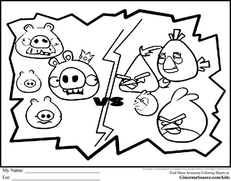 angry birds coloring pages   printables