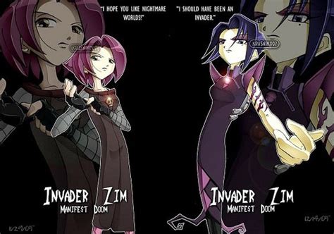 Gaz And Tak Invader Zim Anime Version Random Anime