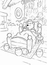 Pooh Dorme Winnie Disegno Stampare Scritte Puliti sketch template