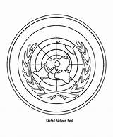 Onu Banderas Bandera Wwii Coloringhome Naciones Unidas Pinto Lagret sketch template