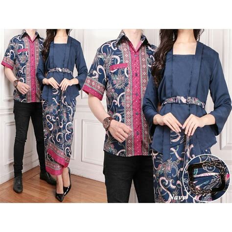 Penawaran Promo Bajuready 1037 Baju Couple Pasangan Keluarga Batik