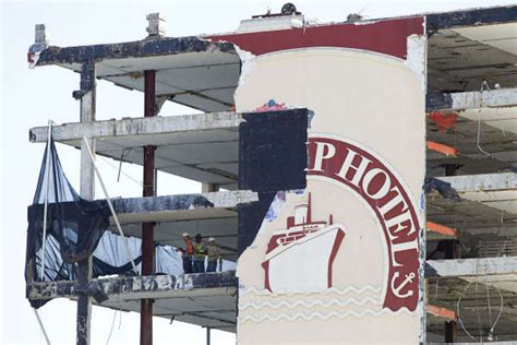 flagship hotels owners demand wrecking crew dive  debris