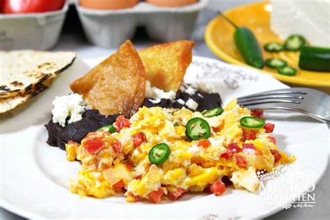Mexico In My Kitchen Mexican Style Scrambled Eggs Huevos A La