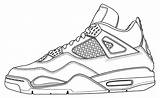 Jordan Air Drawing Coloring Shoe Nike Jordans Outline Shoes Sketch Template Force Drawings Pages Sketches Blank Sneakers Templates Retro Sneaker sketch template