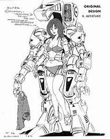Coloring Pages Mech X4 Character Model Template Robotech Charactermodel Tumblr Concept sketch template