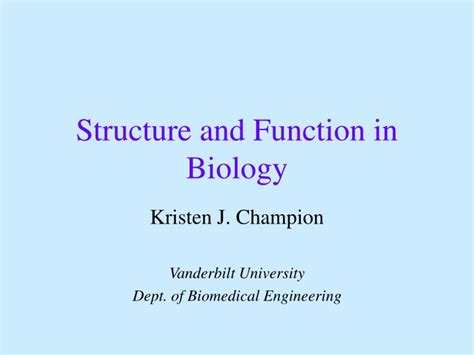 structure  function  biology powerpoint    id