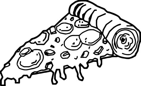 pizza printable coloring pages