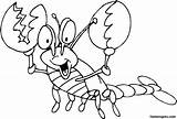 Lobster Coloring Printable Happy Pages Kids Login Animal sketch template