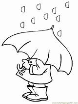 Coloring Pages Spring Onlycoloringpages Umbrella sketch template