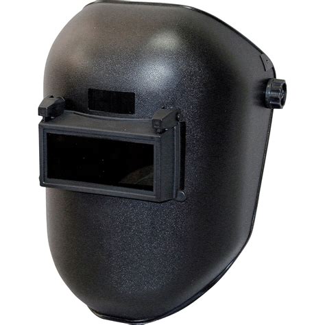 hobart flip lens welding helmet fixed shade  black model