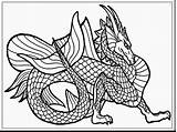 Coloring Pages Skyrim Dragon Head Getcolorings Realistic sketch template