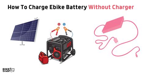 charge ebike battery  charger  ways