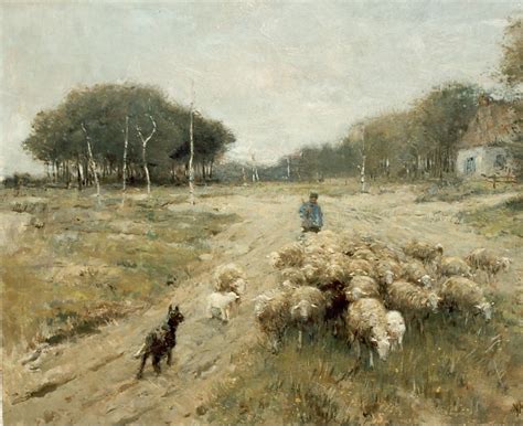 anton mauve paintings prev  sale  shepherd   flock
