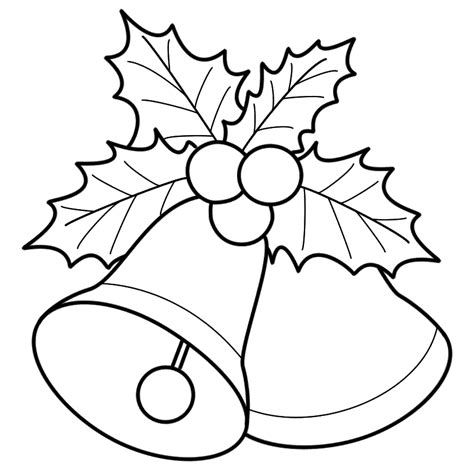 coloring pages christmas bells coloring coloring home