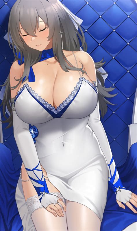 sakamotono azur lane saint louis azur lane dress no bra