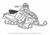 Snowmobile Drawing Draw Ski Doo Step Drawings Coloring Pages Cool Other Sheets Tutorials Getdrawings Printable Template Learn Kids Sketch Paintingvalley sketch template