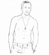 Gosling Colorare Colouring Adulte Attore Moda Mel Elliot Gqitalia sketch template