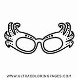 Coloring Glasses Sunglasses Pages sketch template