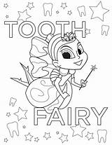 Dental Health Month Coloring Pages Tooth Fairy Children Smile National Activities Printable sketch template