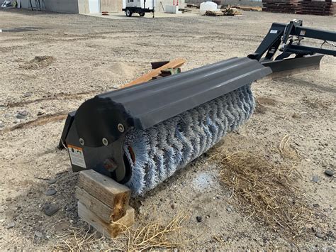 bobcat  angle broom attachment bigiron auctions