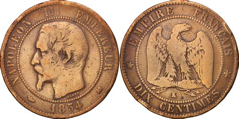 frankreich  centimes   muenze napoleon iii napoleon iii