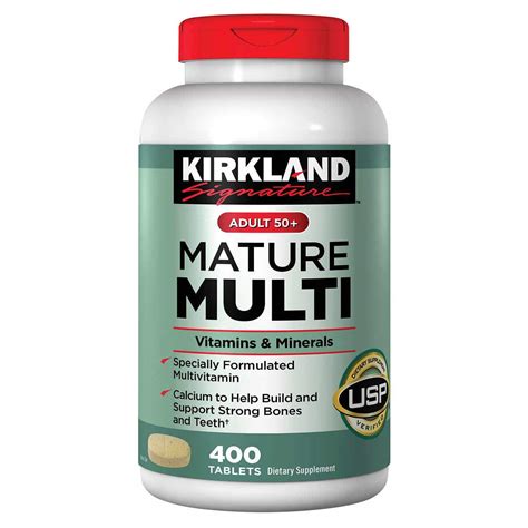 buy kirkland signature adults   mature multi vitamins minerals