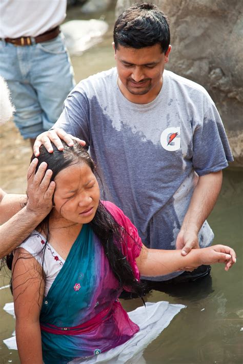 tom and kim sun in nepal a baptism in tansen nepal