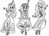 Monster High Coloring Pages Girls Colouring Printable Mermaid Dolls Draculaura Print Kids Colorine Books Easy Baby Library Make Clipart Pdf sketch template