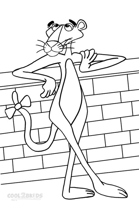 printable pink panther coloring pages  kids coolbkids