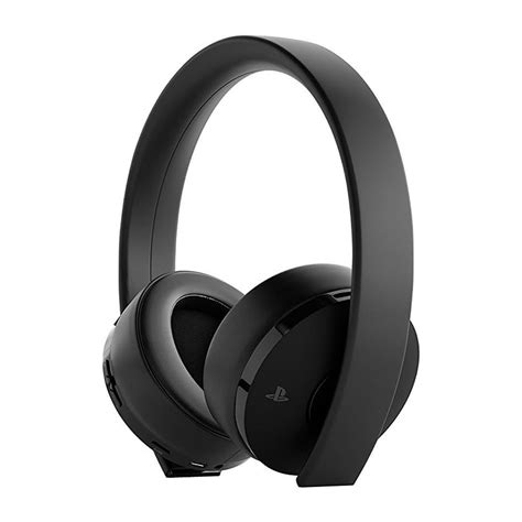 sony ps headset gold wireless stereo  black  game store