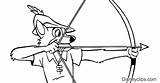 Robin Hood Coloring Disneyclips Pages Disney sketch template