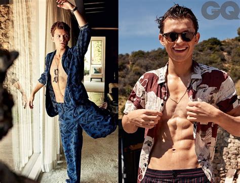 Were Loving These Imitation Pics Of Tom Hollands Gq Photoshoot