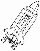 Spaceship Shuttle Nasa Navette Transportation Spatiale Kidsplaycolor Dibujo Challenger sketch template
