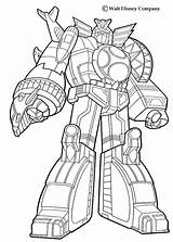 Coloring Pages Print Robots Power Rangers Popular sketch template