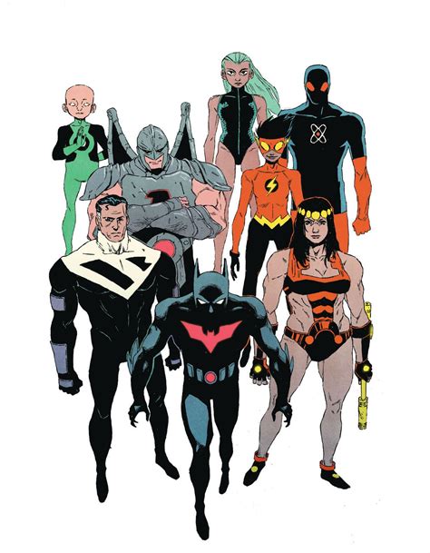 Earth 12 Justice League Beyond By Jake Wyatt HÉroes 2 Superhéroes