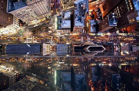 overhead view manhattan nyc rooftop city   urban landscape