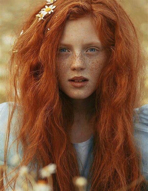 lovely beautiful red hair beautiful freckles beautiful redhead