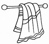 Towel Coloringpagesfortoddlers sketch template