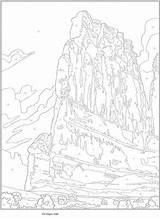 Coloring Pages Color Number Adult Landscapes Dover Creative Haven Books Book American Landscape Publications Numbers Colouring Sheets Printable Visit Pereira sketch template
